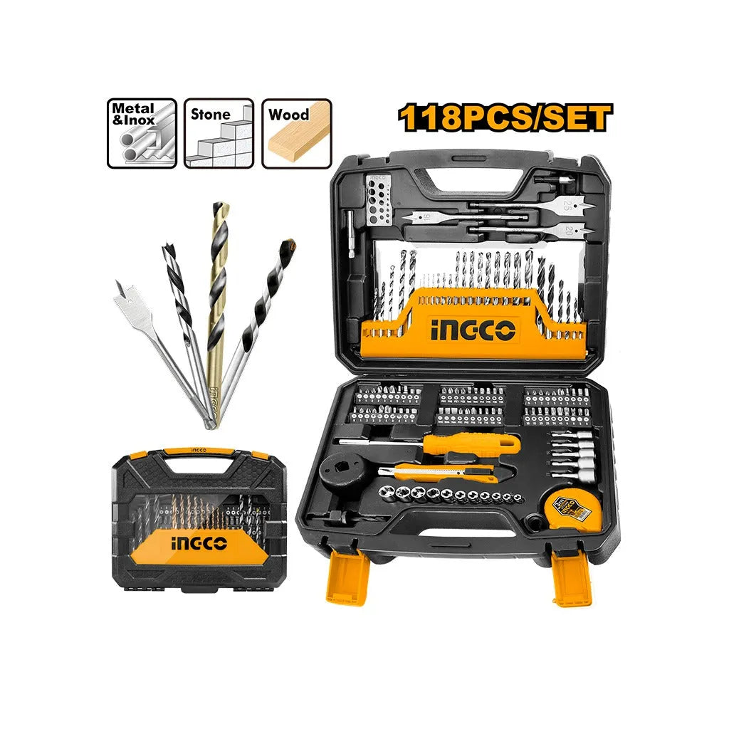 INGCO 118 Pcs Accessories Set Price in Pakistan Main image
