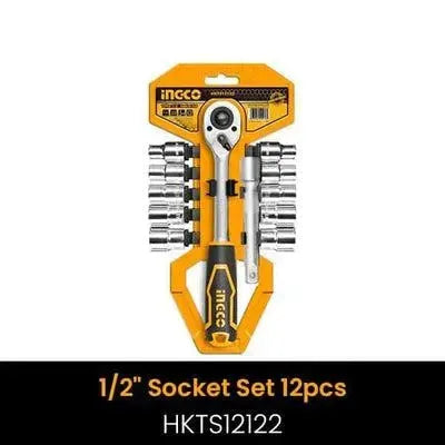 INGCO HKTS12122 12Pcs 1/2" Socket Set