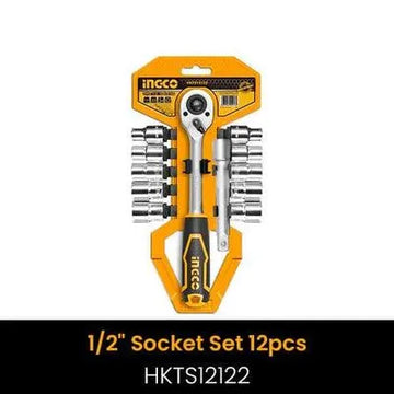 INGCO HKTS12122 12Pcs 1/2" Socket Set
