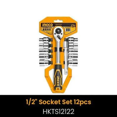 INGCO HKTS12122 12Pcs 1/2" Socket Set