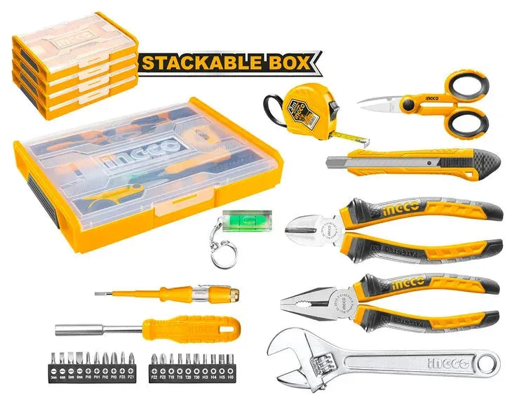 INGCO HKTV01H291 29 Pcs Household Tools Set Secondary image