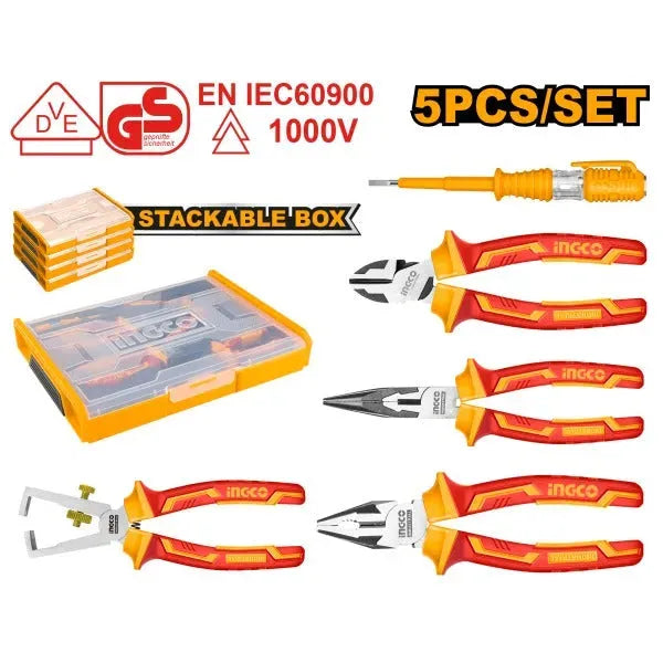 INGCO HKTV01P051 5 Pcs Insulated Hand Tools Set Secondary image