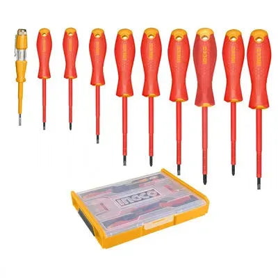 INGCO HKTV01S101 10 Pcs Insulated Hand Tools Set Secondary image