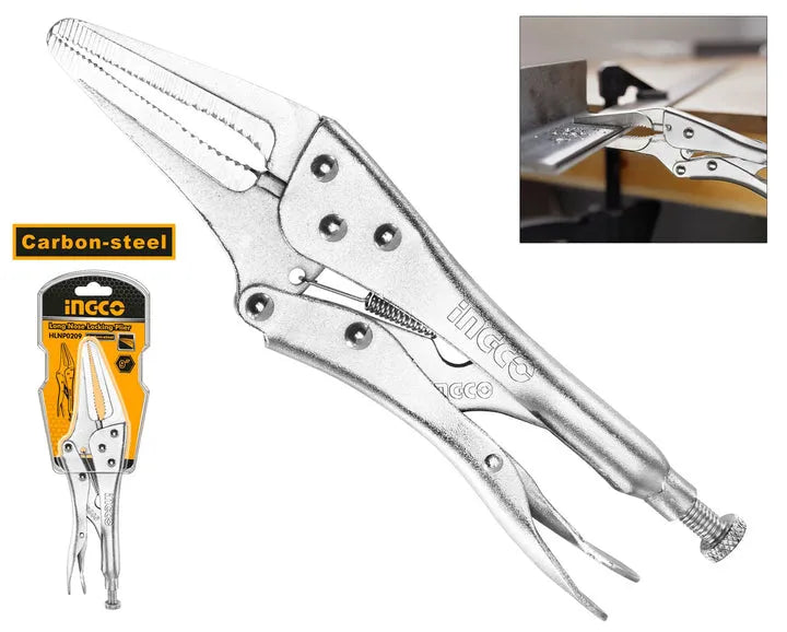 INGCO Long Nose Locking Plier Price in Pakistan  Main image