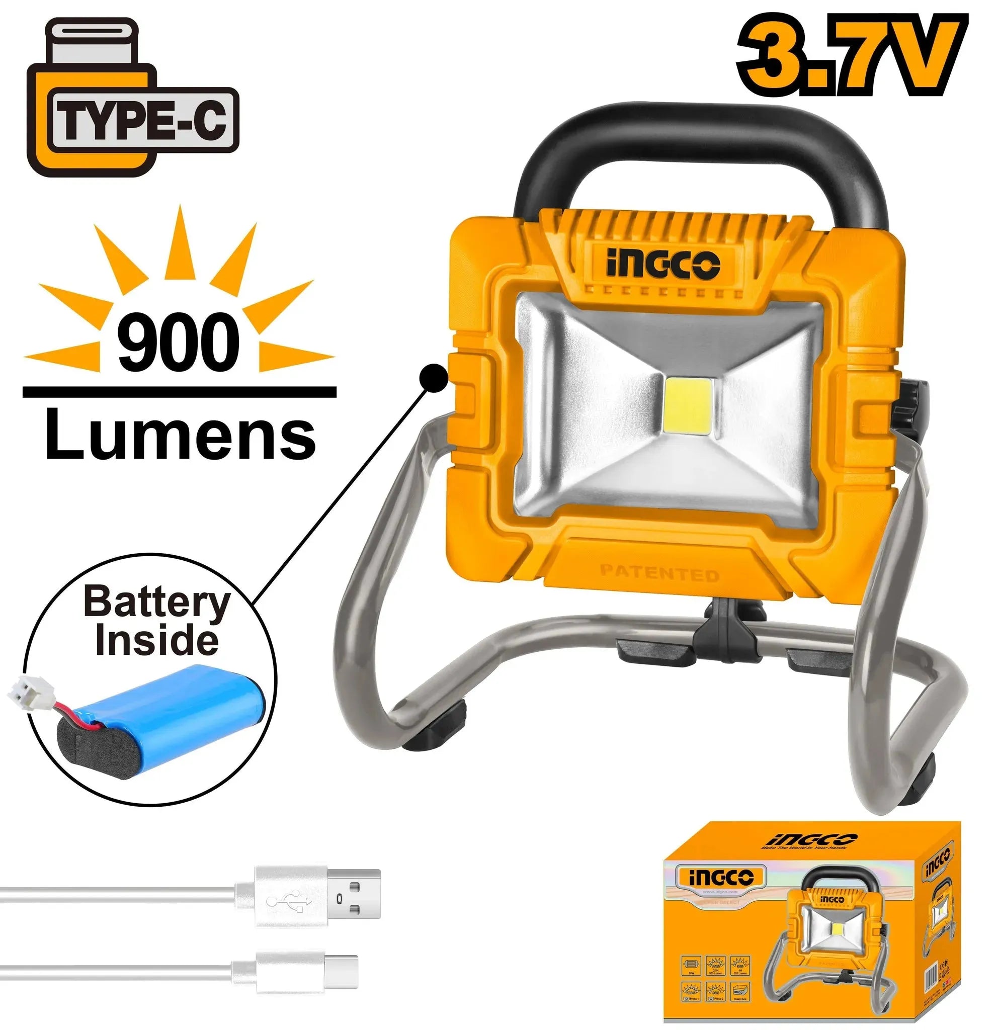 INGCO HRLF4415 Lithium-Ion Work Lamp Secondary image