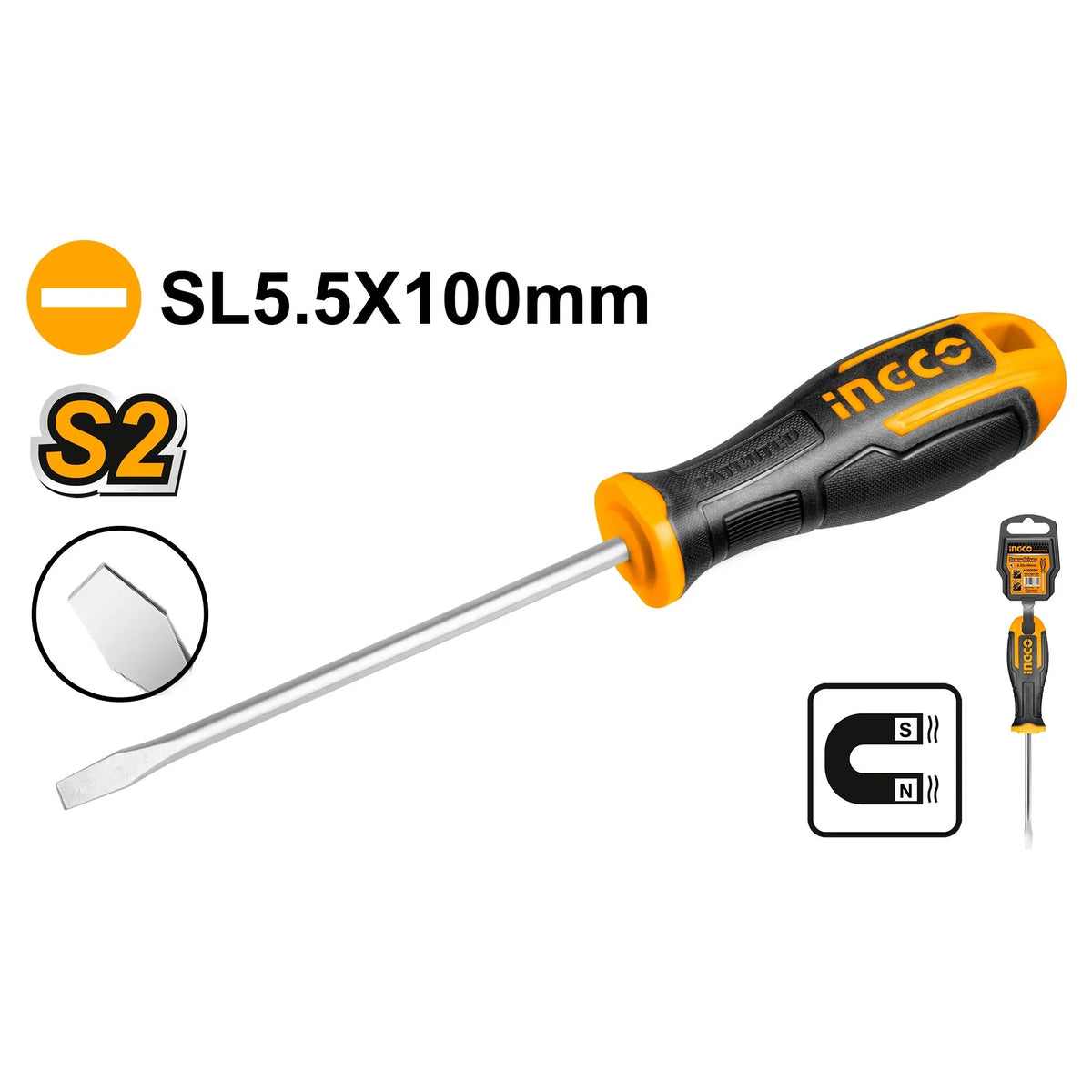 INGCO Slotted Screwdriver Price in Pakistan  Main image
