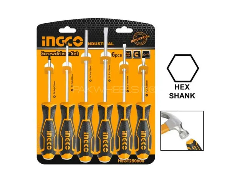 INGCO Go-Through Screwdriver Set Price in Pakistan Main image