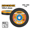INGCO MCD1210525 Abrasive Metal Cutting Disc