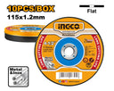 INGCO MCD121155 Abrasive Metal Cutting Disc Set