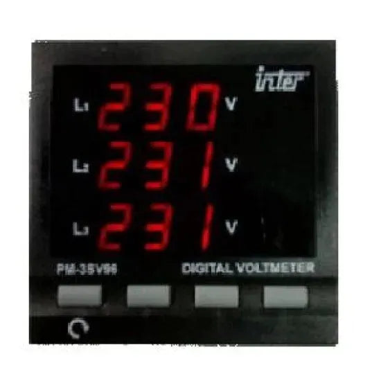 Inter PM-3SV96 Digital AC Voltmeter Price In Pakistan
 Main image