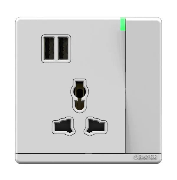 ION Multi Switch Socket With Indicator + 2.4 USB Price in Pakistan 