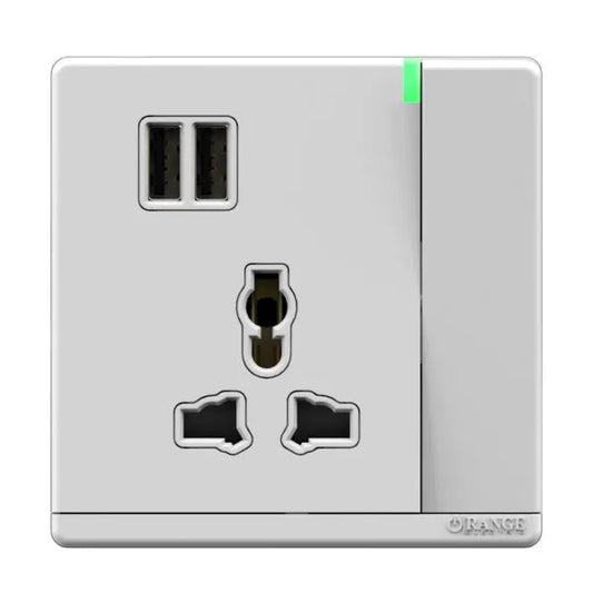 ION Multi Switch Socket With Indicator + 2.4 USB Price in Pakistan 