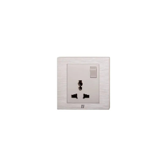 TJ v7 Series 3 Pin Switch Universal Socket Price in Pakistan Main image