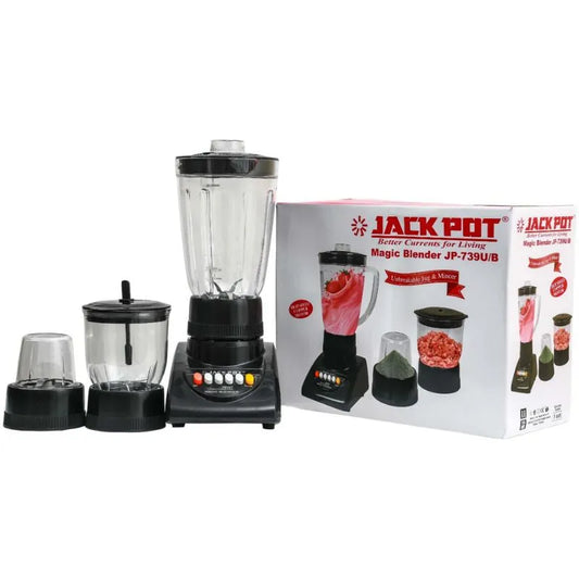 Jackpot JP-739 Deluxe Blender 1litre jug with grinder and chopper Price In Pakistan