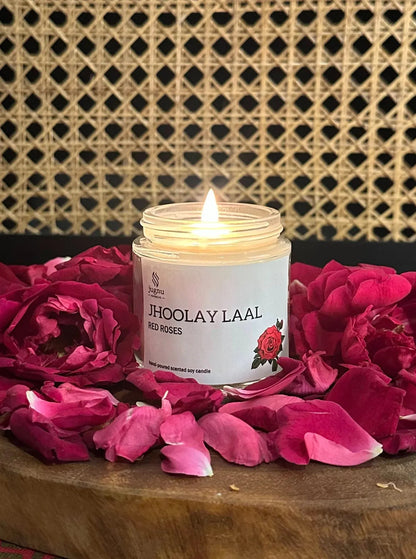 Hnad Poured Jhoolay Laal Scented Soy Candle in Price in Pakistan