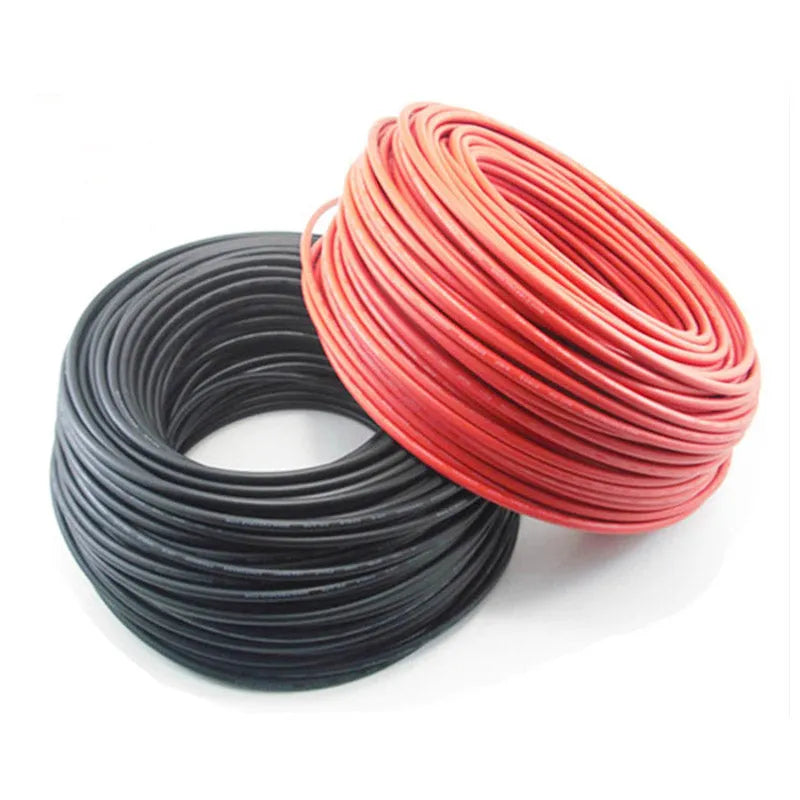 Jiukai H1Z2Z2-K PV Solar Cable DC 1500V 4mm Tinned Copper Black