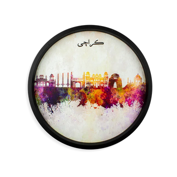 Karachi Skyline Art Tray Price in Pakistan