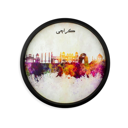 Karachi Skyline Art Tray Price in Pakistan