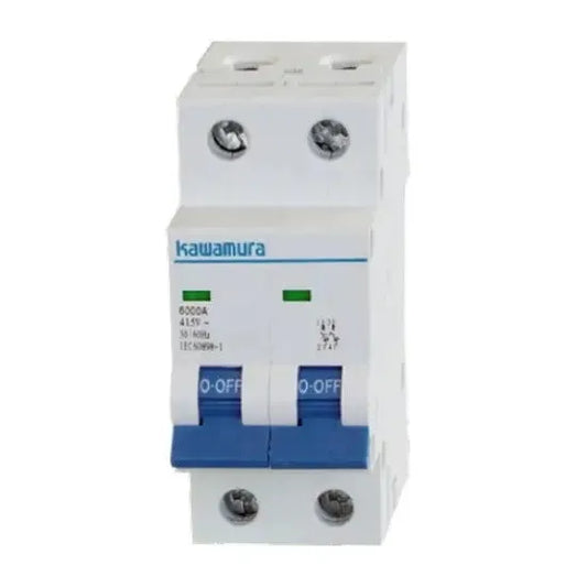 Kawamura Kwk 47 2 Pole MCB Breaker 6KA Price in Pakistan
