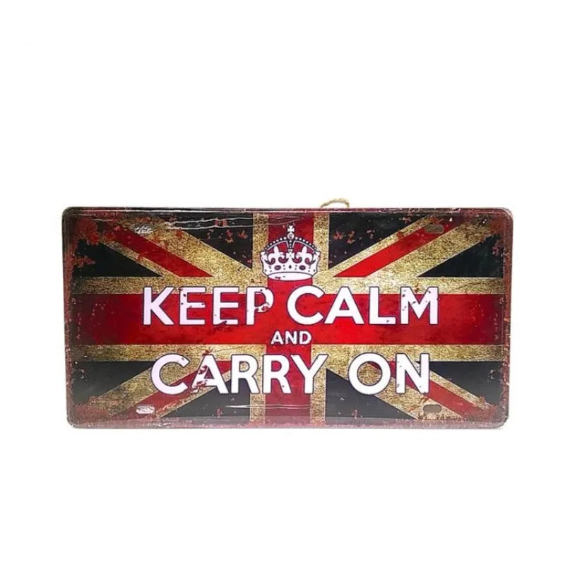 Vintage Keep Calm Hanging Wooden Frame Price in Pakistan Main image