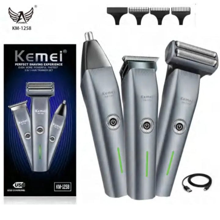 Kemei 3-in-1 Grooming Kit Price in Pakistan