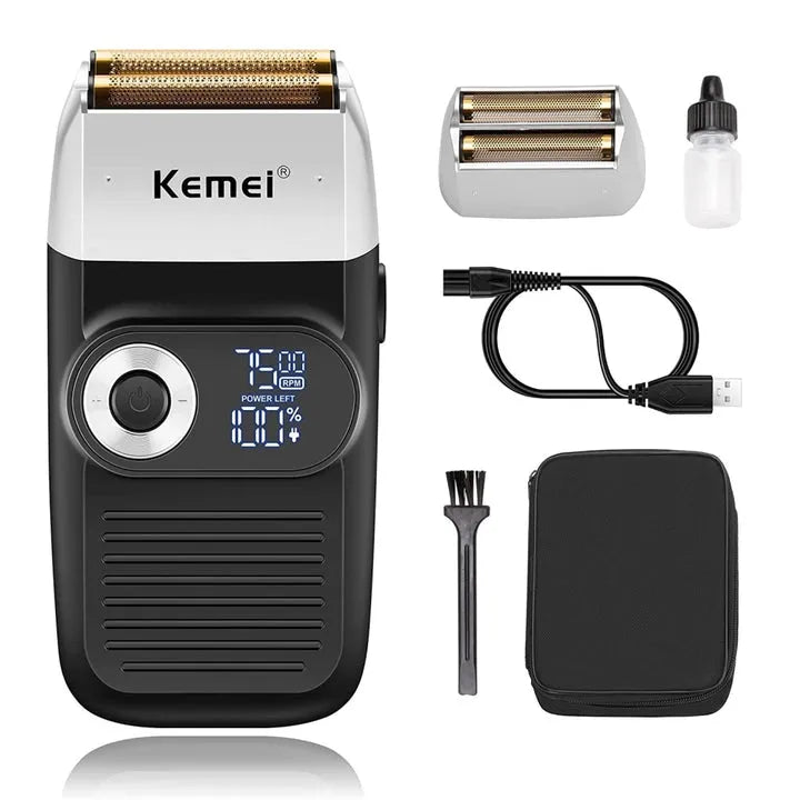 Kemei KM-2026 Rechargeable Cordless Shaver Secondary image