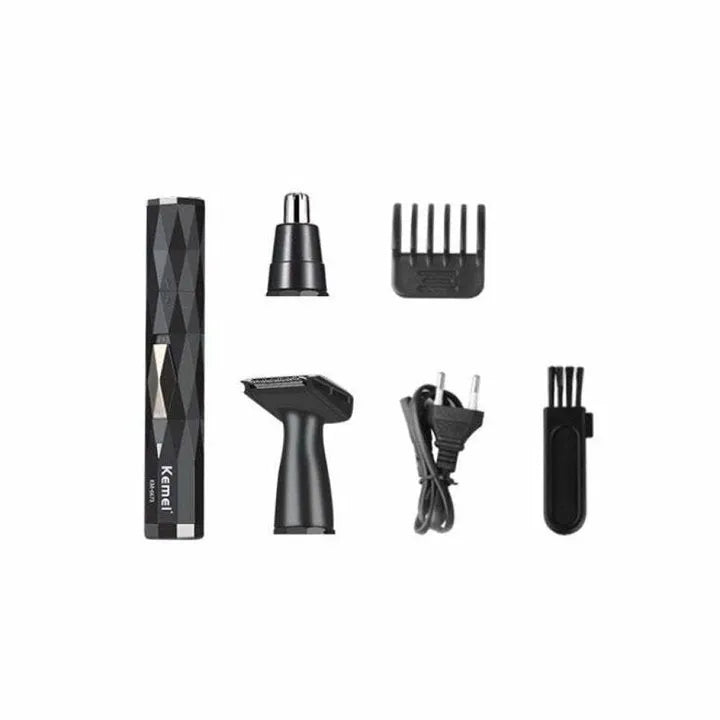 Kemei KM-6673 2 in 1 Men's Facial Shaver & Nose Trimmer Secondary image