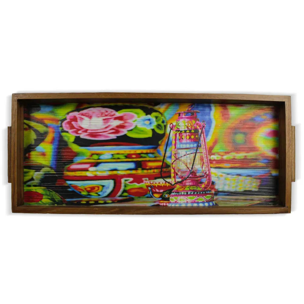 Lantern Design Art Tray Secondary image