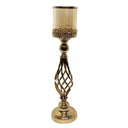 Large Gold Candle Holder
