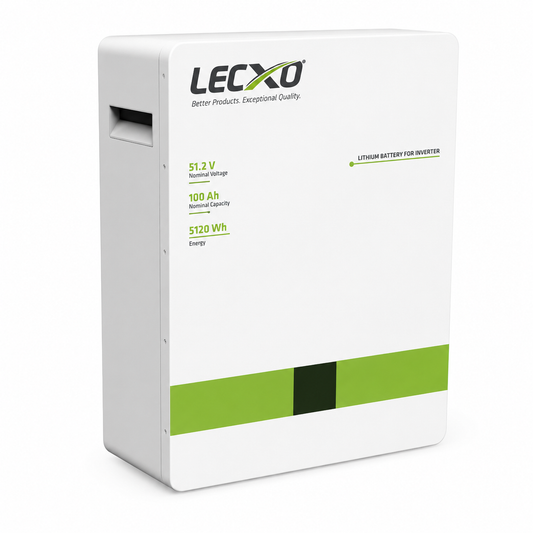 Lecxo 5.12kWh 51.2V 100Ah LiFePO4 Lithium Battery Price In Pakistan
