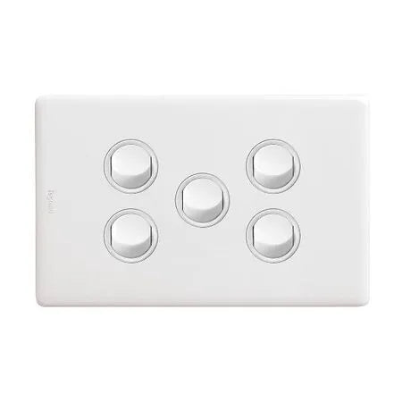 Legrand Excel Life Series 5 Gang Rocker Switch Price in Pakistan