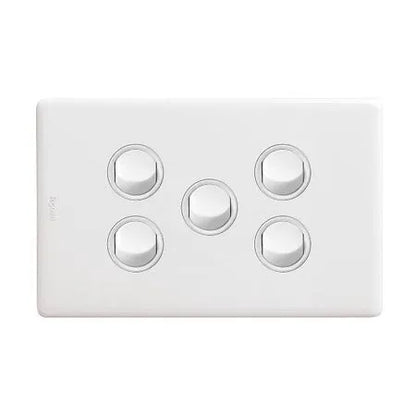 Legrand Excel Life Series 5 Gang Rocker Switch Price in Pakistan