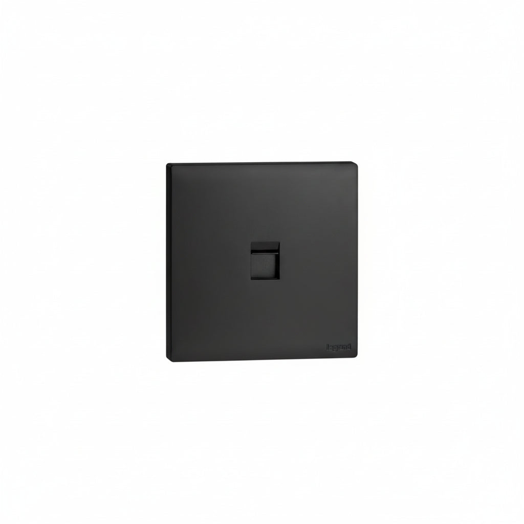 Legrand Obria Series 1 Gang Data Plate-Black Price in Pakistan