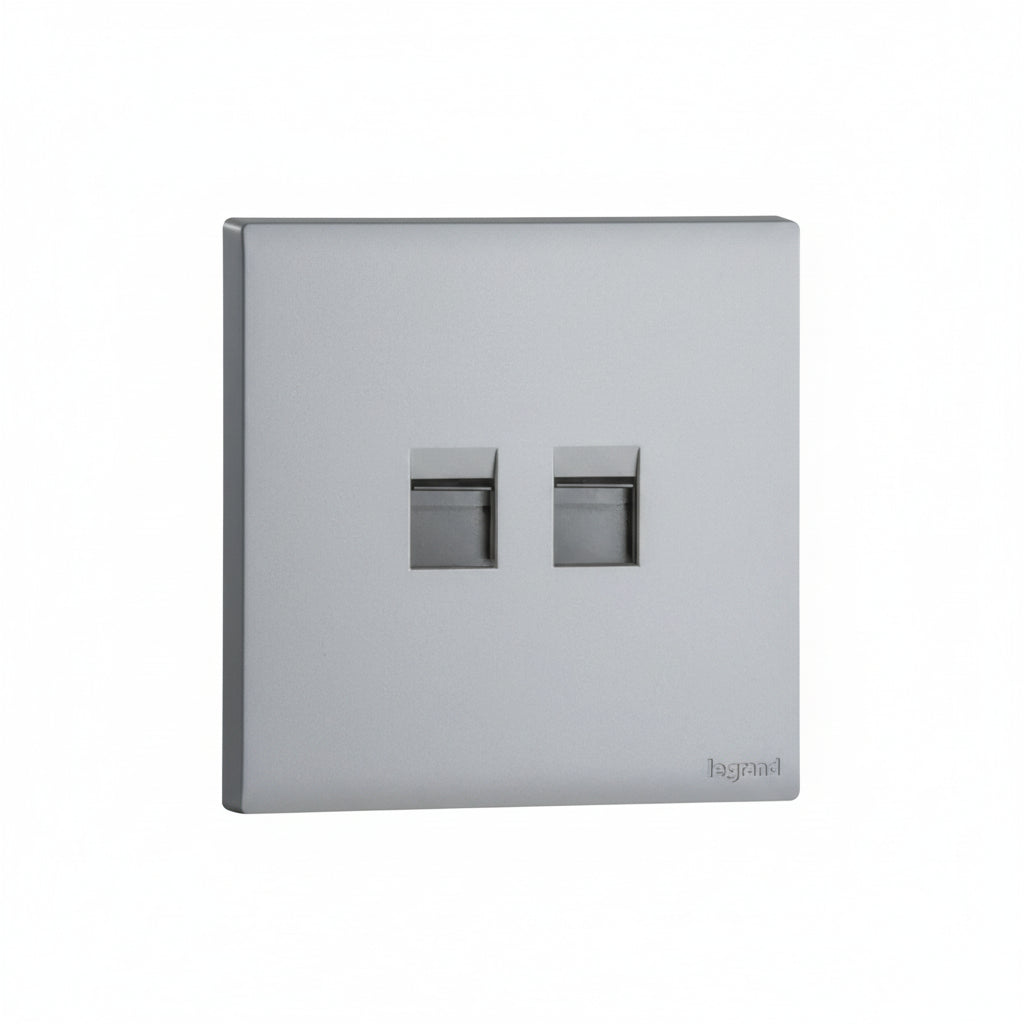 Legrand Obria Series 2 Gang Data Plate-Silver Price in Pakistan