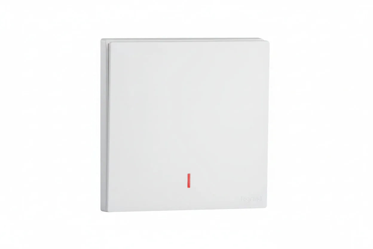 Legrand Obria Series 1-Gang Double Pole Switch-White Price in Pakistan