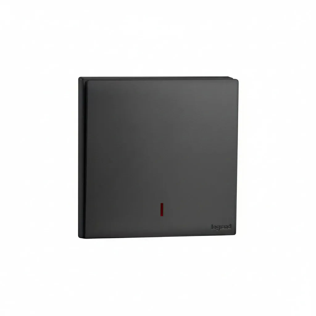 Legrand Obria Series 1-Gang Double Pole Switch-Black Price in Pakistan