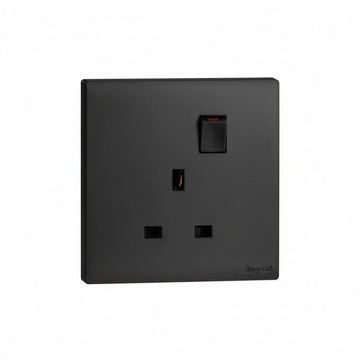 Legrand Obria Series 13A Socket Outlet-Black Price in Pakistan 