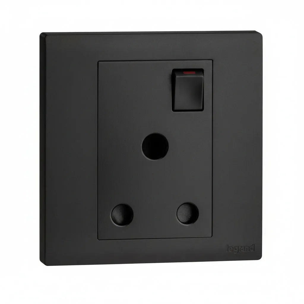 Legrand Obria Series 15A Socket Outlet-Black Price in Pakistan