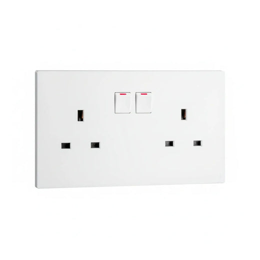 Legrand Obria Series 2 Gang 13A Socket Outlet-White Price in Pakistan