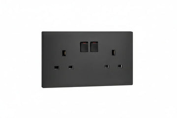 Legrand Obria Series 2 Gang 13A Socket Outlet-Black Price in Pakistan