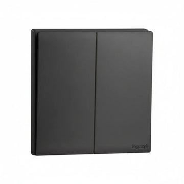 Legrand Obria Series 2 Gang Switch-Black Price in Pakistan