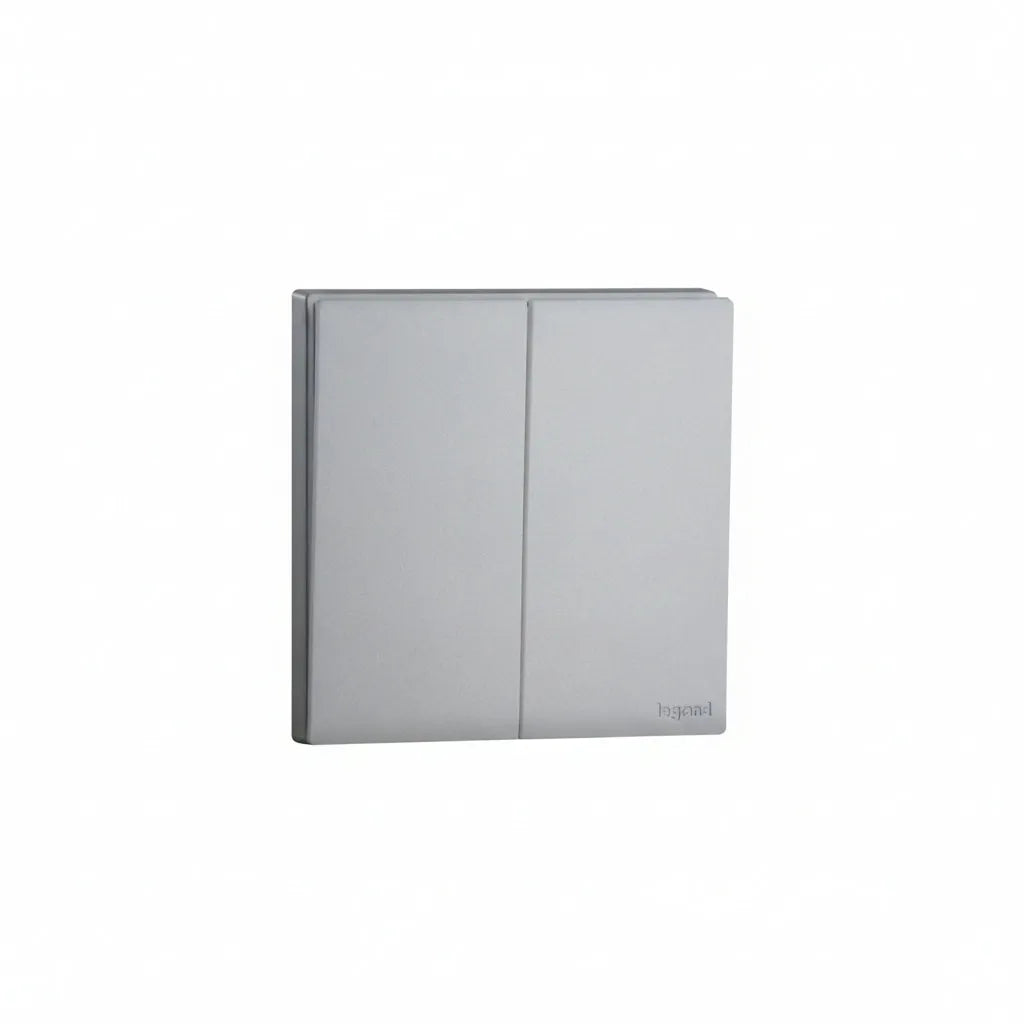 Legrand Obria Series 2 Gang Switch-Silver Price in Pakistan