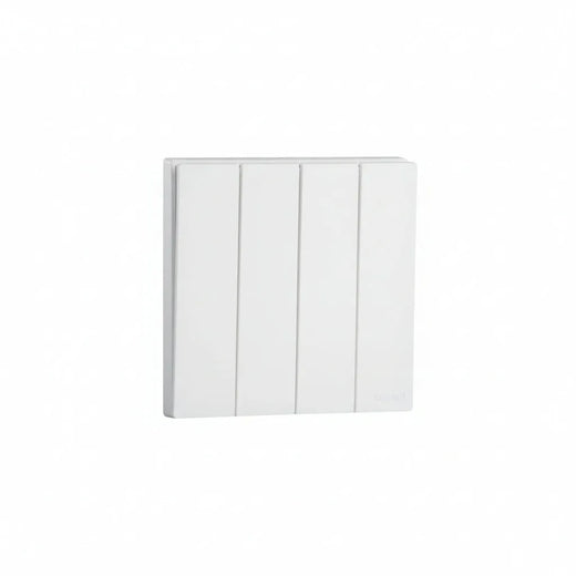 Legrand Obria Series 4 Gang Switch-White Price in Pakistan