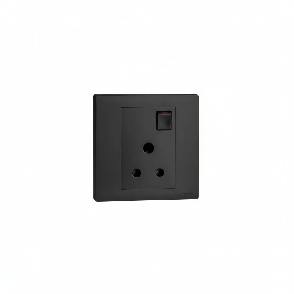 Legrand Obria Series Socket Outlet-Black Price in Pakistan