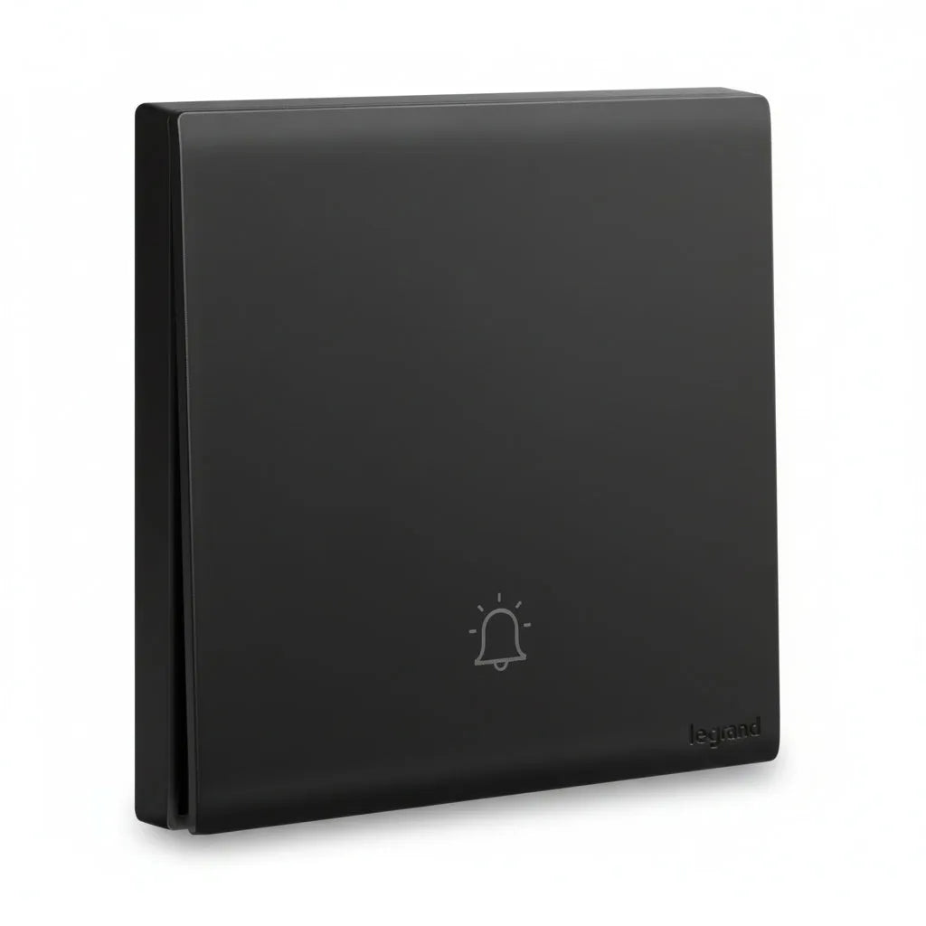Legrand Obria Series Bell Push Switch-Black Price in Pakistan