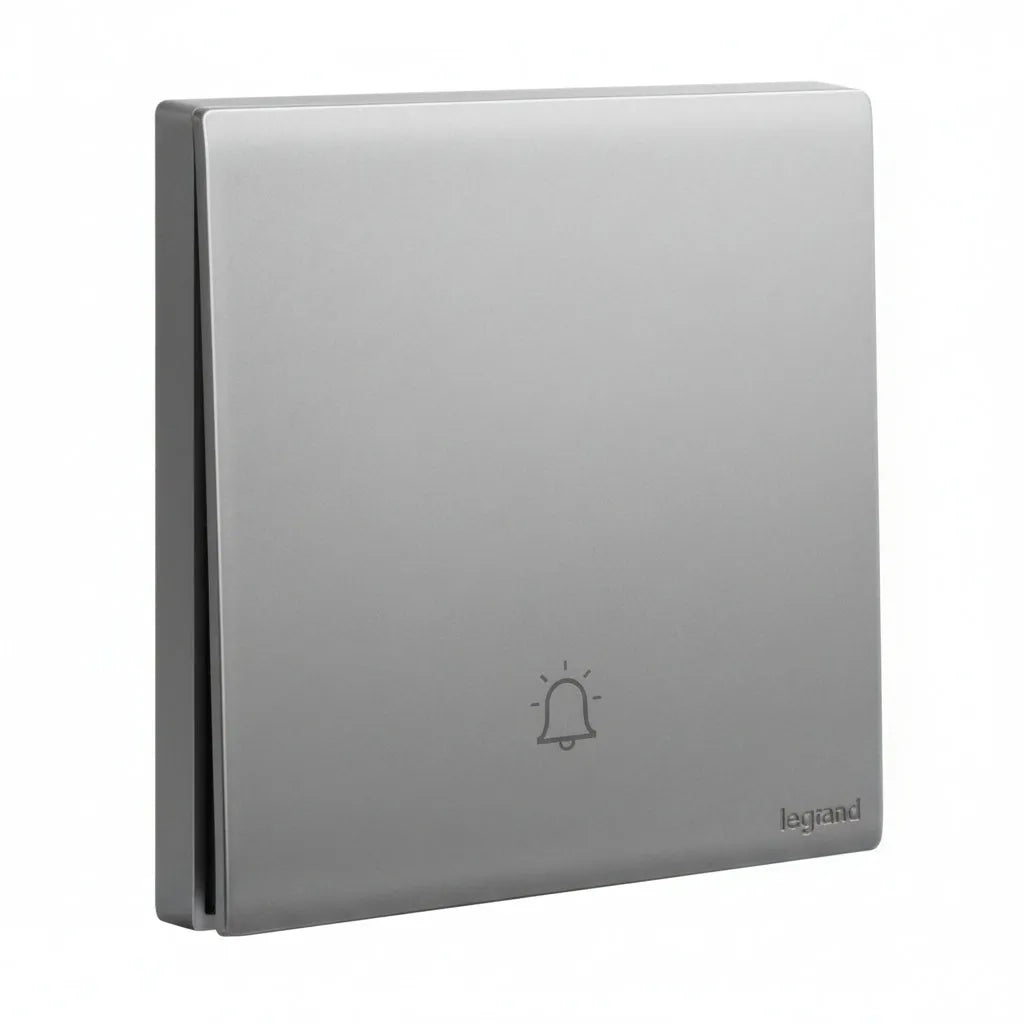 Legrand Obria Series Bell Push Switch-Silver Price in Pakistan