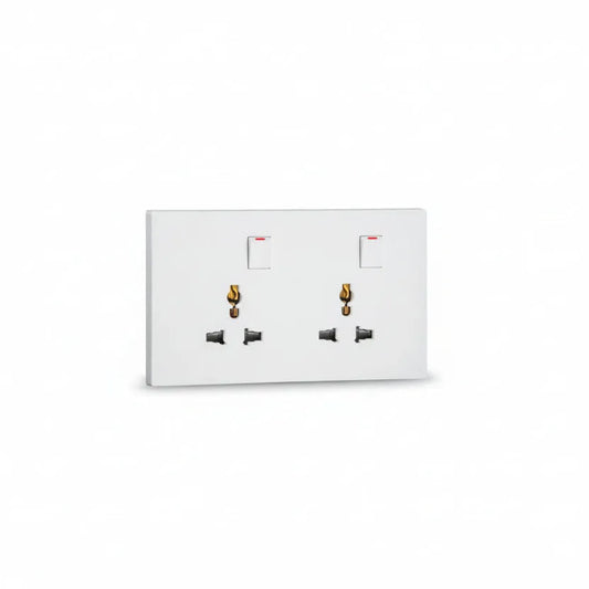 Legrand Obria Series Duplex Multi Socket Outlet-White Price in Pakistan