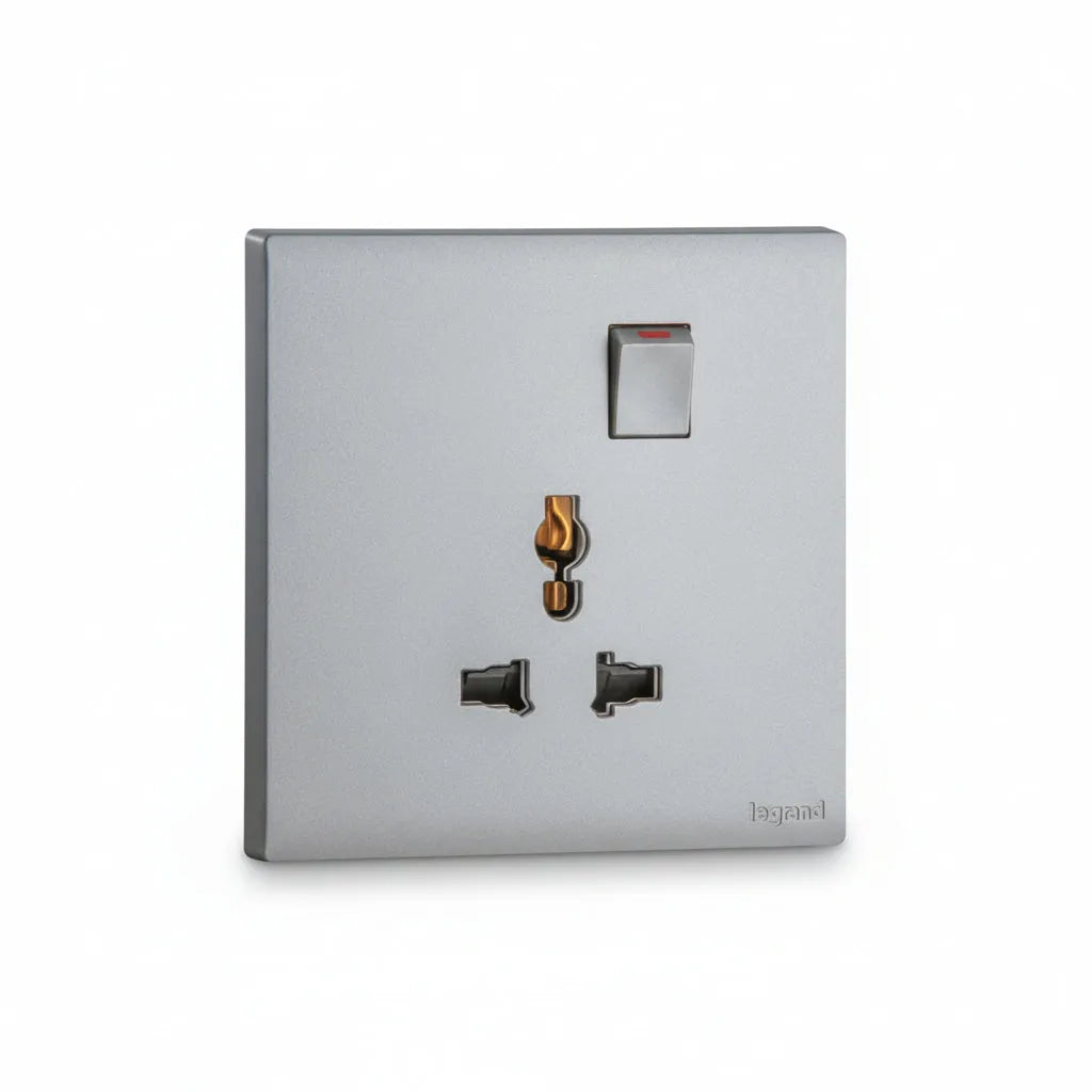 Legrand Obria Series Multi Socket Outlet-Silver Price in Pakistan