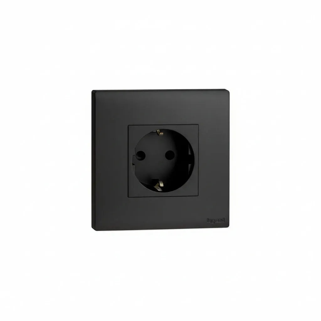 Legrand Obria Series Schuko Socket-Black Price in Pakistan