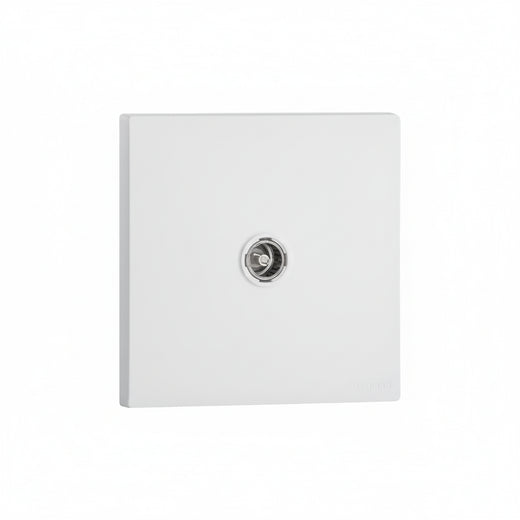 Legrand Obria Series Single TV Socket-White Price in Pakistan